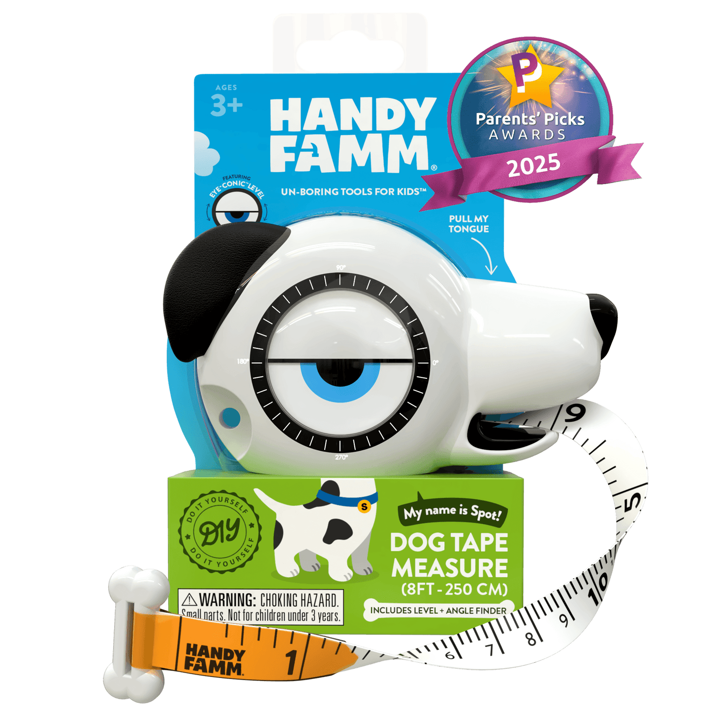 HandyFamm STEM Starter 4-in-1 Tool | White Dog Tape Measure