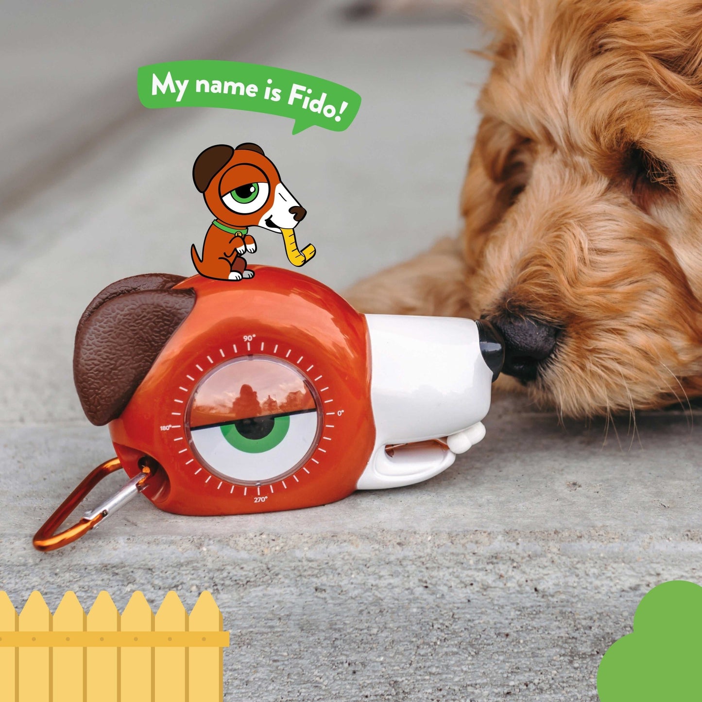 Fido the Dog 4 - in - 1 Kids Tape Measure - HandyFamm