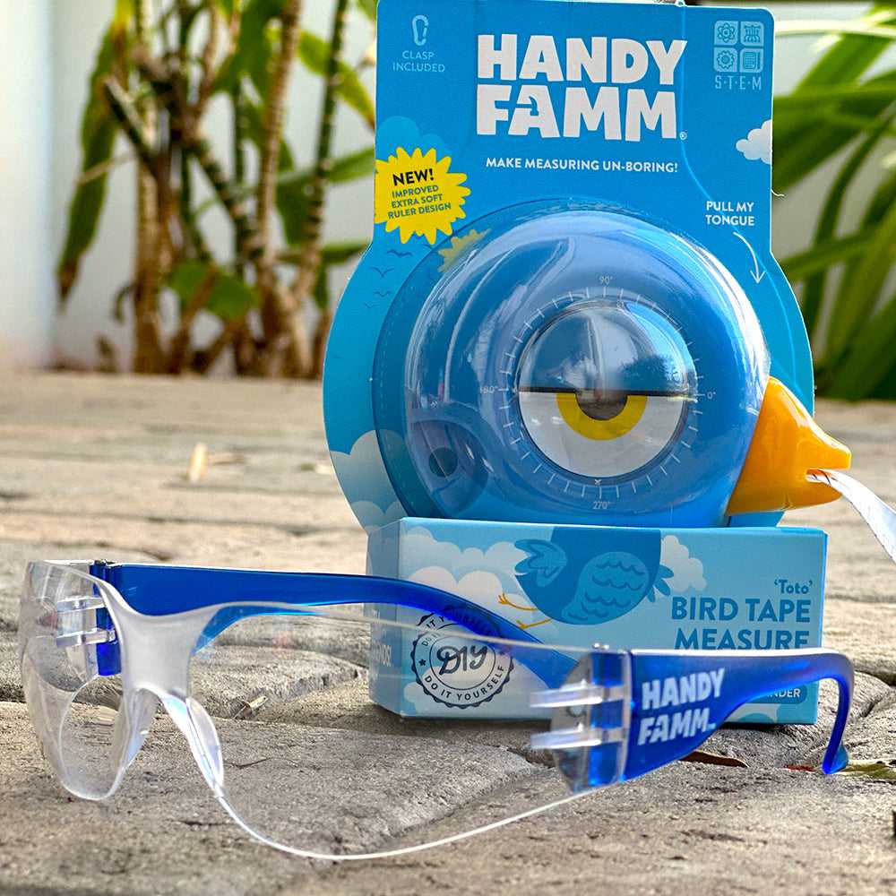 Kids Blue Safety Glasses - HandyFamm