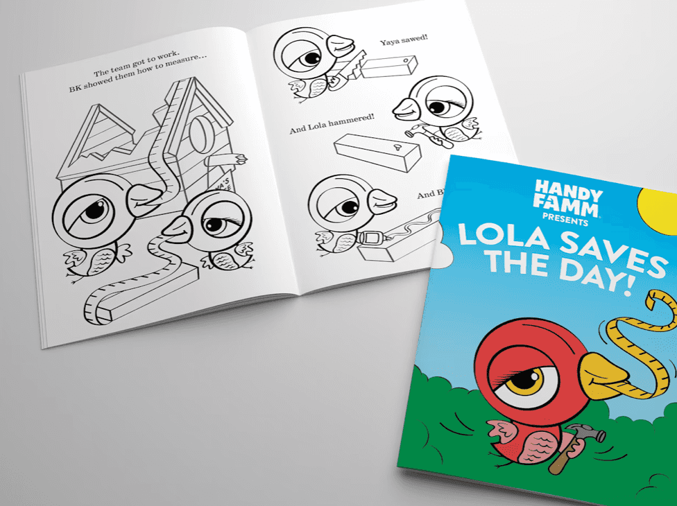 Lola Saves the Day Coloring Book - HandyFamm