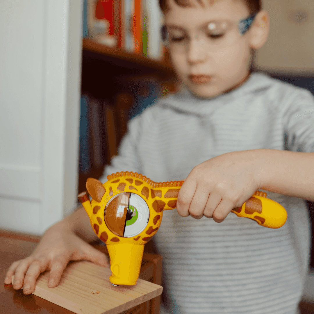 Stretch the Yellow Giraffe Kids Hammer - HandyFamm