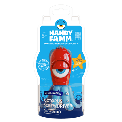 STEM Starter Flathead Screwdriver for Kids by Handy Famm