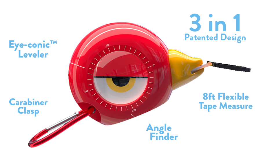 Fun for Whole Family Unique Bird Tape Measure and Eye Level by