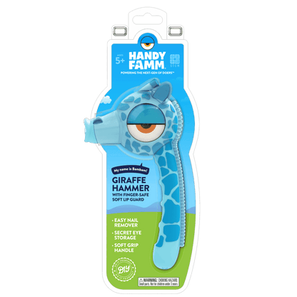 Bambam the Blue Giraffe Kids Hammer - HandyFamm