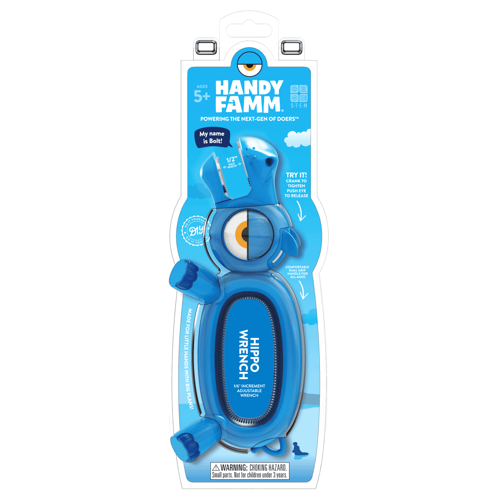 Bolt the Blue Hippo Kids Wrench - HandyFamm