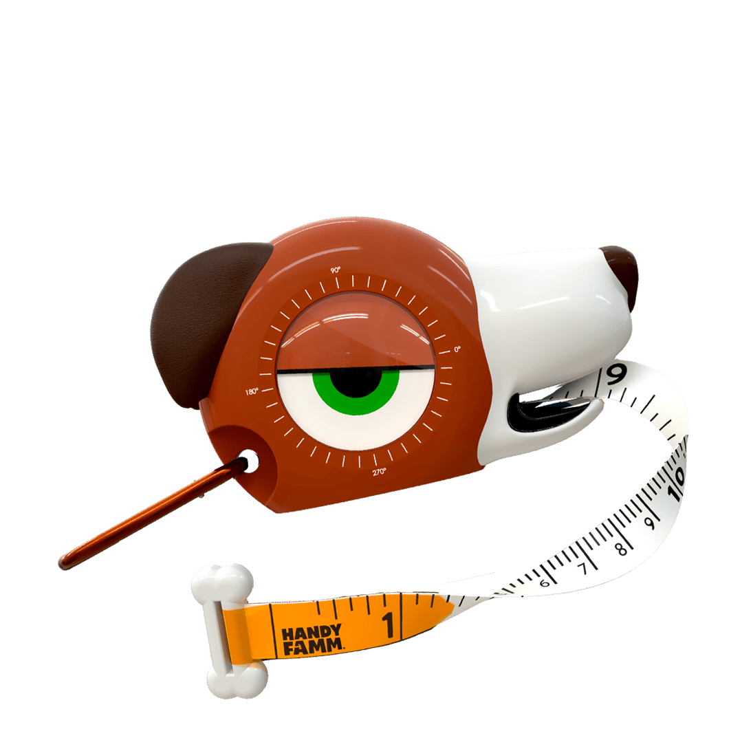 Fido the Dog 4 - in - 1 Kids Tape Measure - HandyFamm