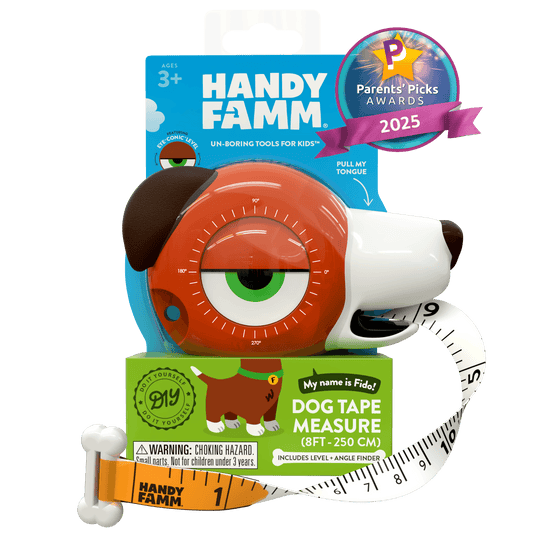 Fido the Dog 4 - in - 1 Kids Tape Measure - HandyFamm