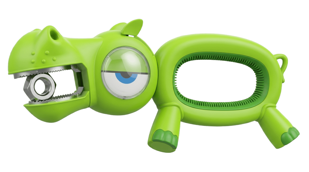 Kids Green Hippo Wrench | Chomp - Handy Famm