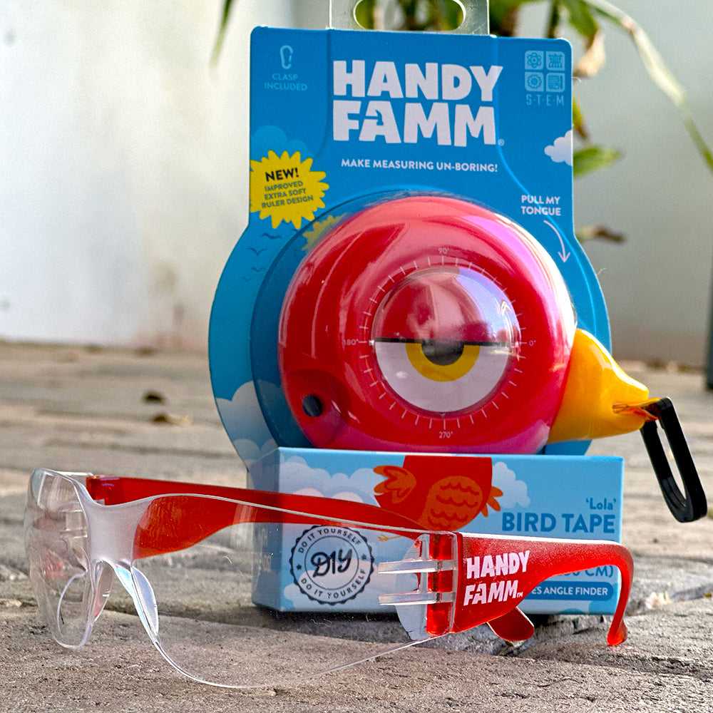 Kids Red Safety Glasses - HandyFamm