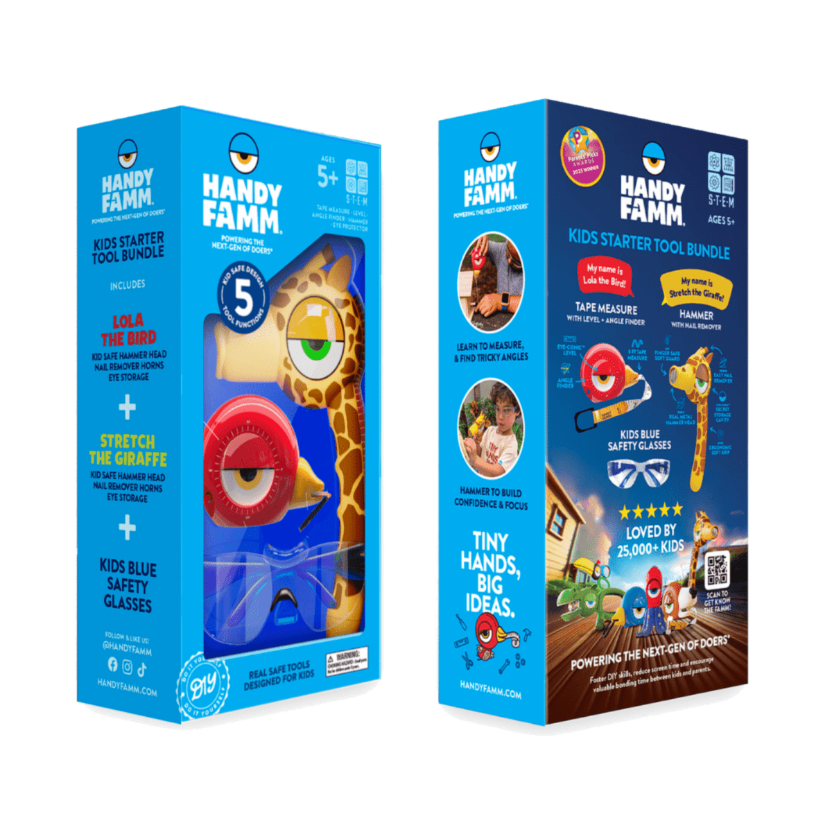 Kids STEM 5 - Function Tool Box | Ages 5 and Up - HandyFamm