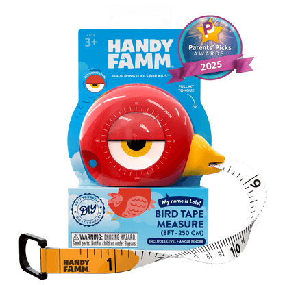 Lola the Bird 3 - in - 1 Kids Tape Measure - HandyFamm