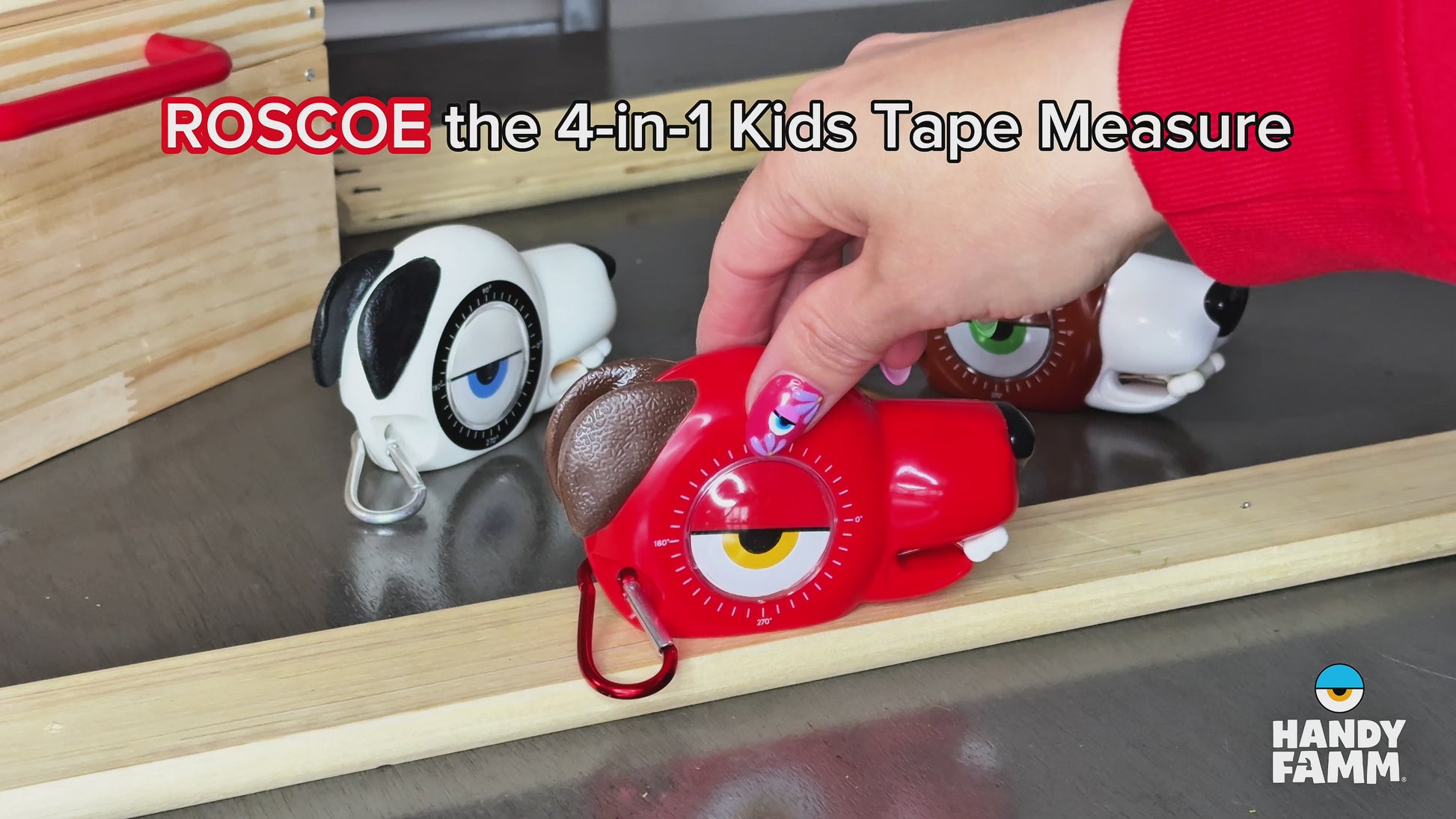 Kids 4-in-1 Tape Measure | Roscoe