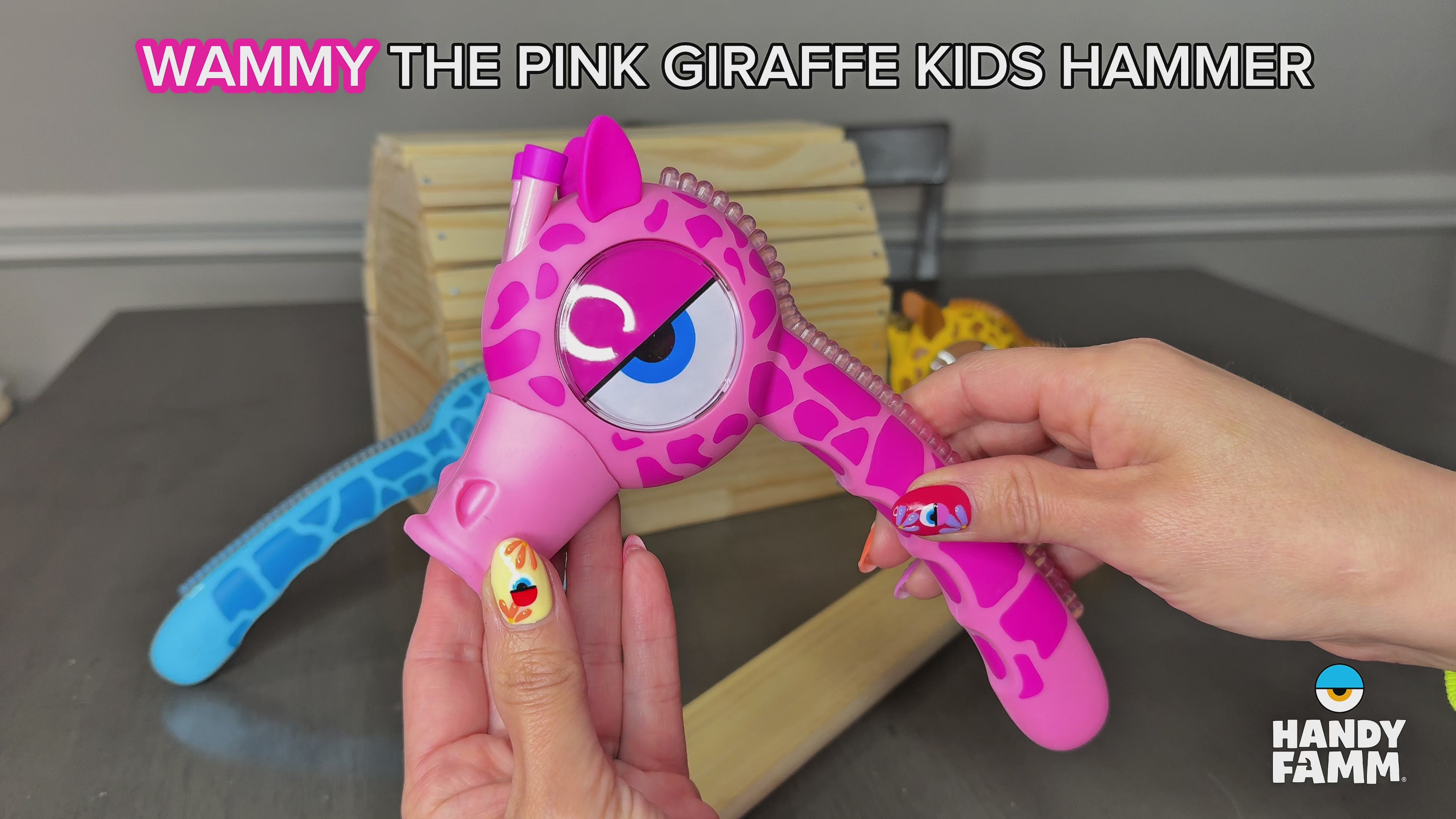 the BamBam ハンマーキッド ぬいぐるみ KID HAMMER 【新品/レア】TWIM Giraffe Famm Handy | 5+ Ages Hammer, Kids ぬいぐるみ・マスコット