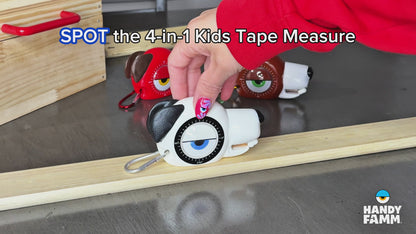 Kids 4-in-1 Tape Measure | Spot