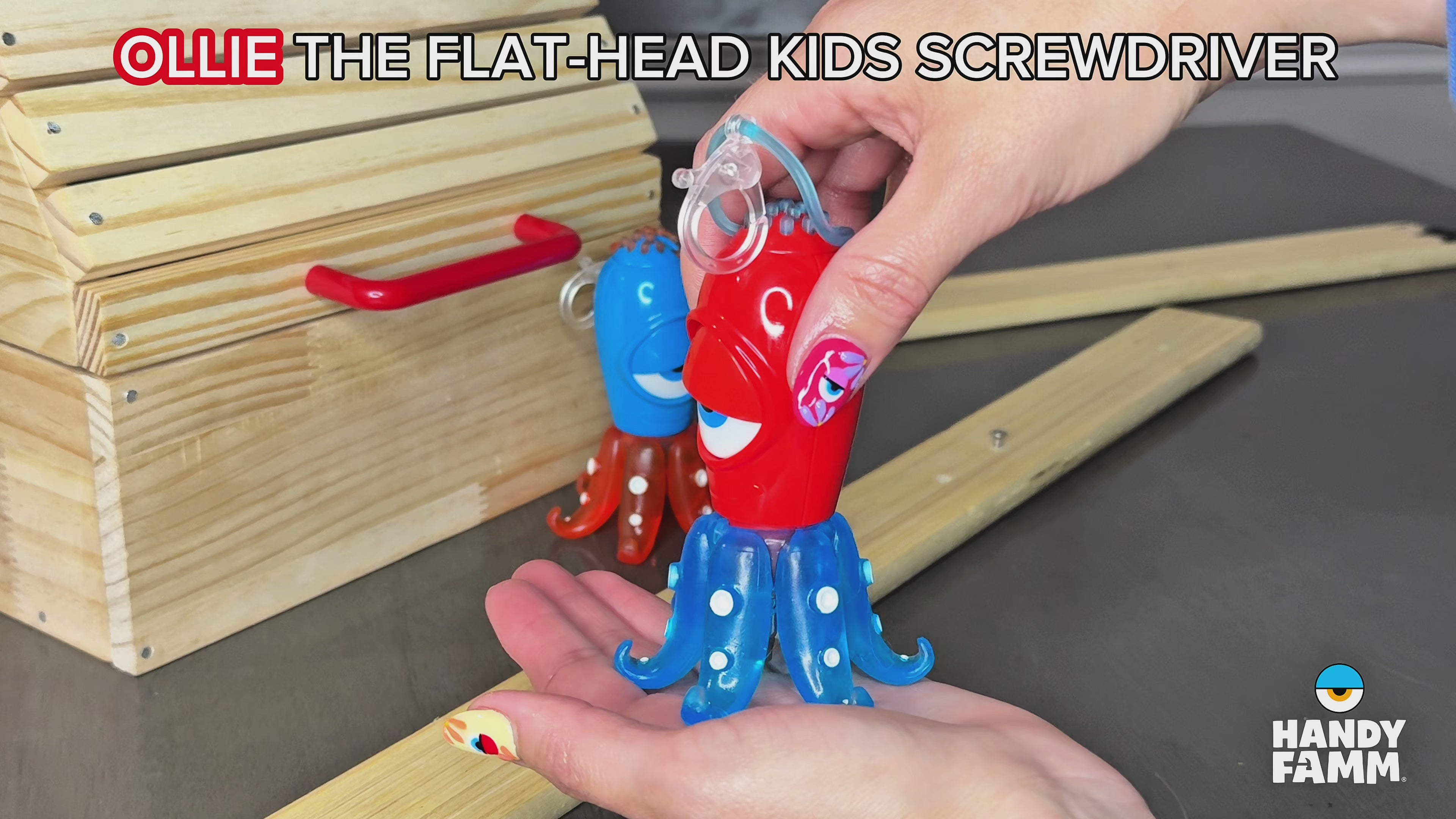 Kids Octopus Flathead Screwdriver | Ollie – Handy Famm