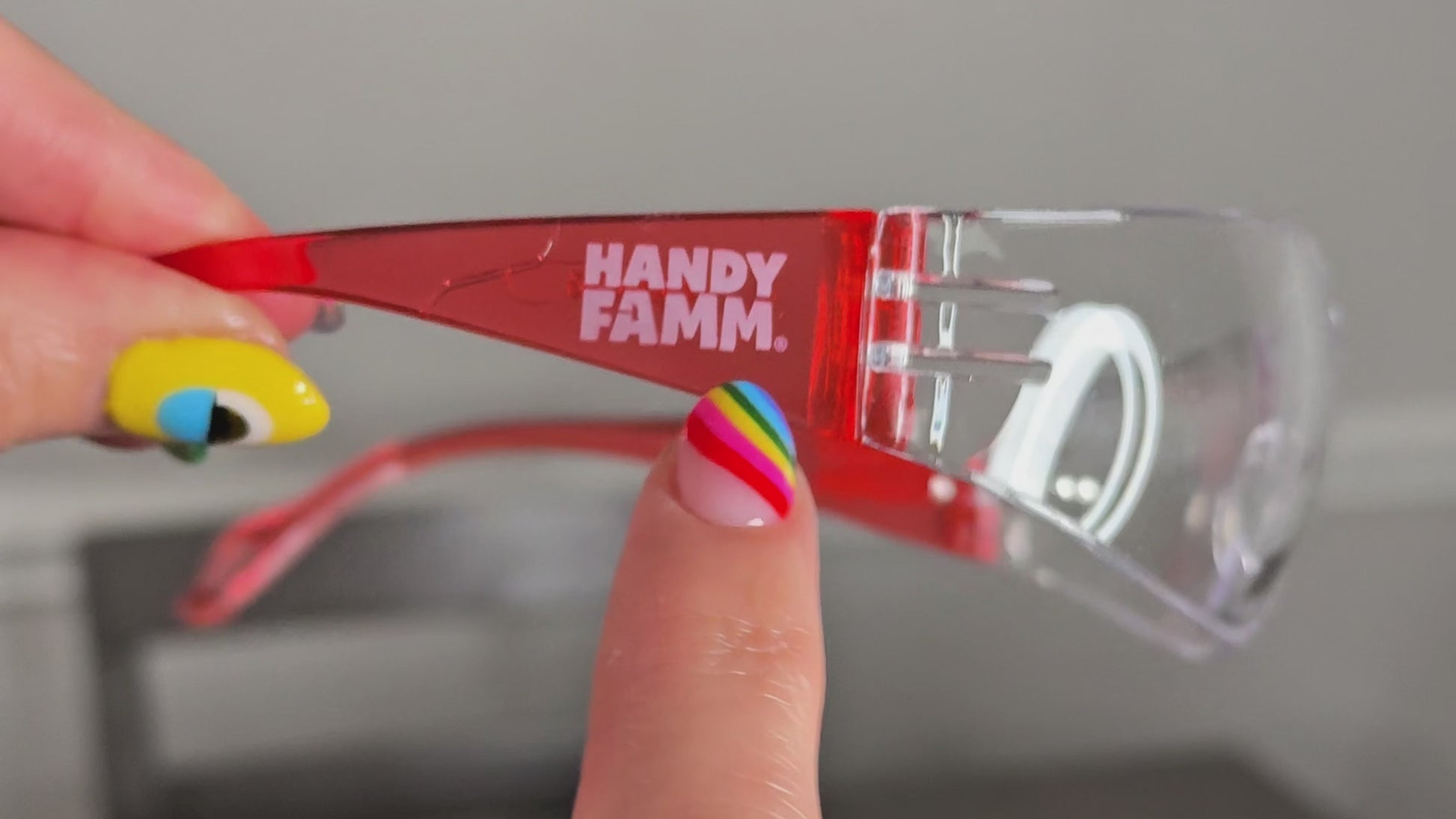 Kids Red Safety Glasses | Lola