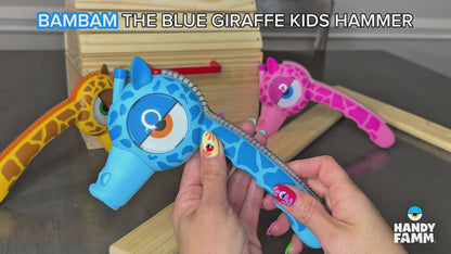 Kids Blue Giraffe Hammer | BamBam