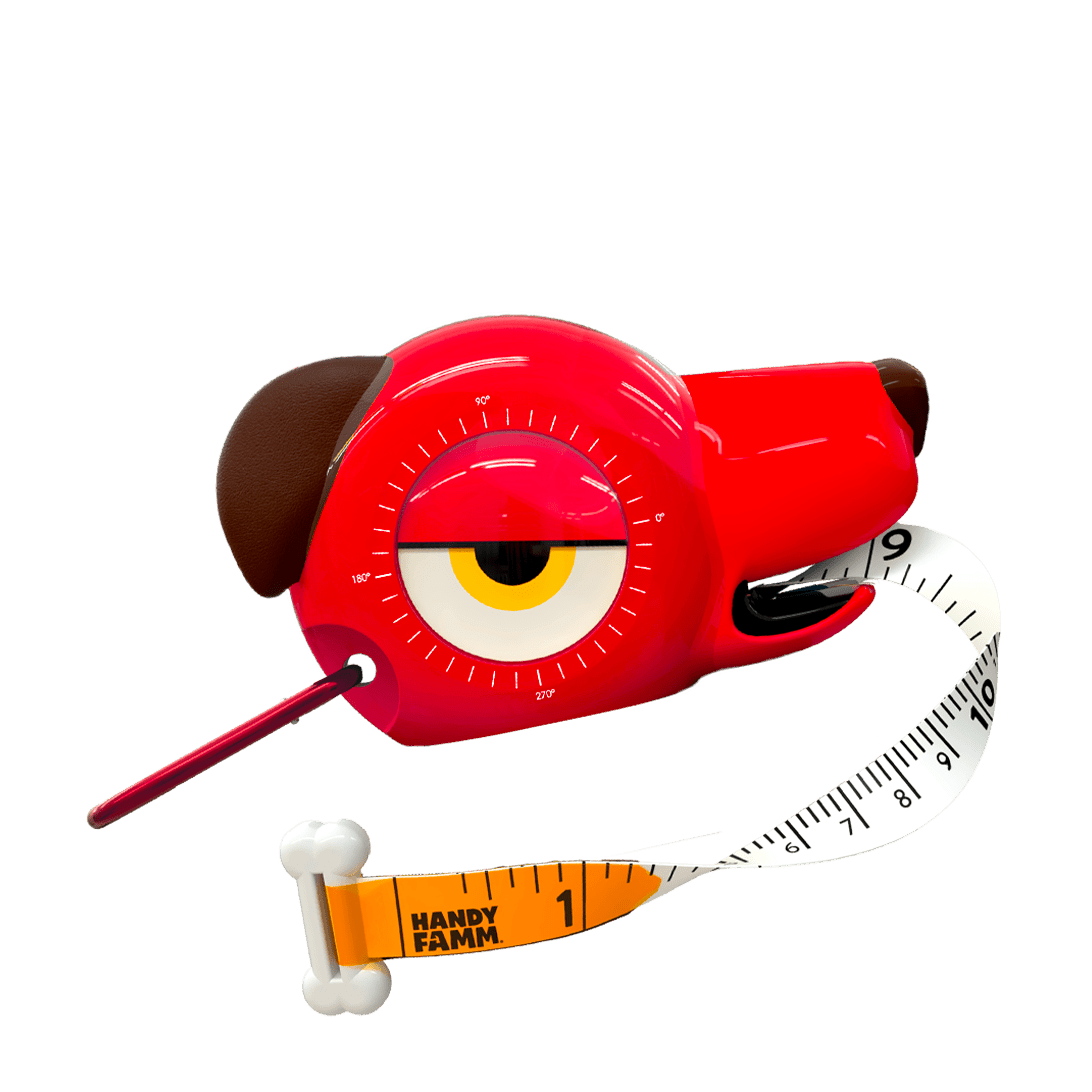 Roscoe the Dog 4 - in - 1 Kids Tape Measure - HandyFamm