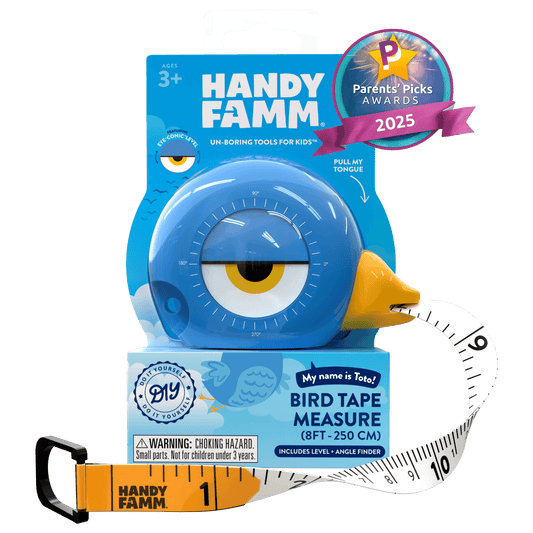 Toto the Bird 3 - in - 1 Kids Tape Measure - HandyFamm