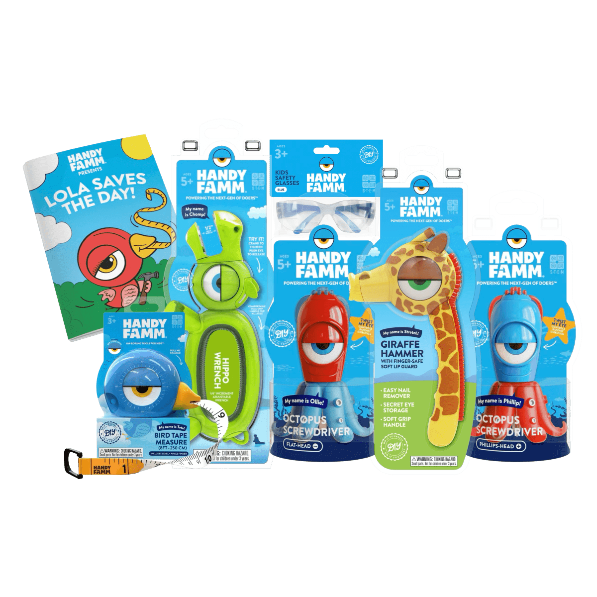 Ultimate Children’s Tool Set, Real STEM Tools for Kids | Ages 5 and Up - HandyFamm