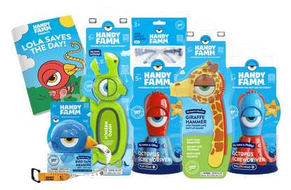 Ultimate Children’s Tool Set, Real STEM Tools for Kids | Ages 5 and Up - HandyFamm