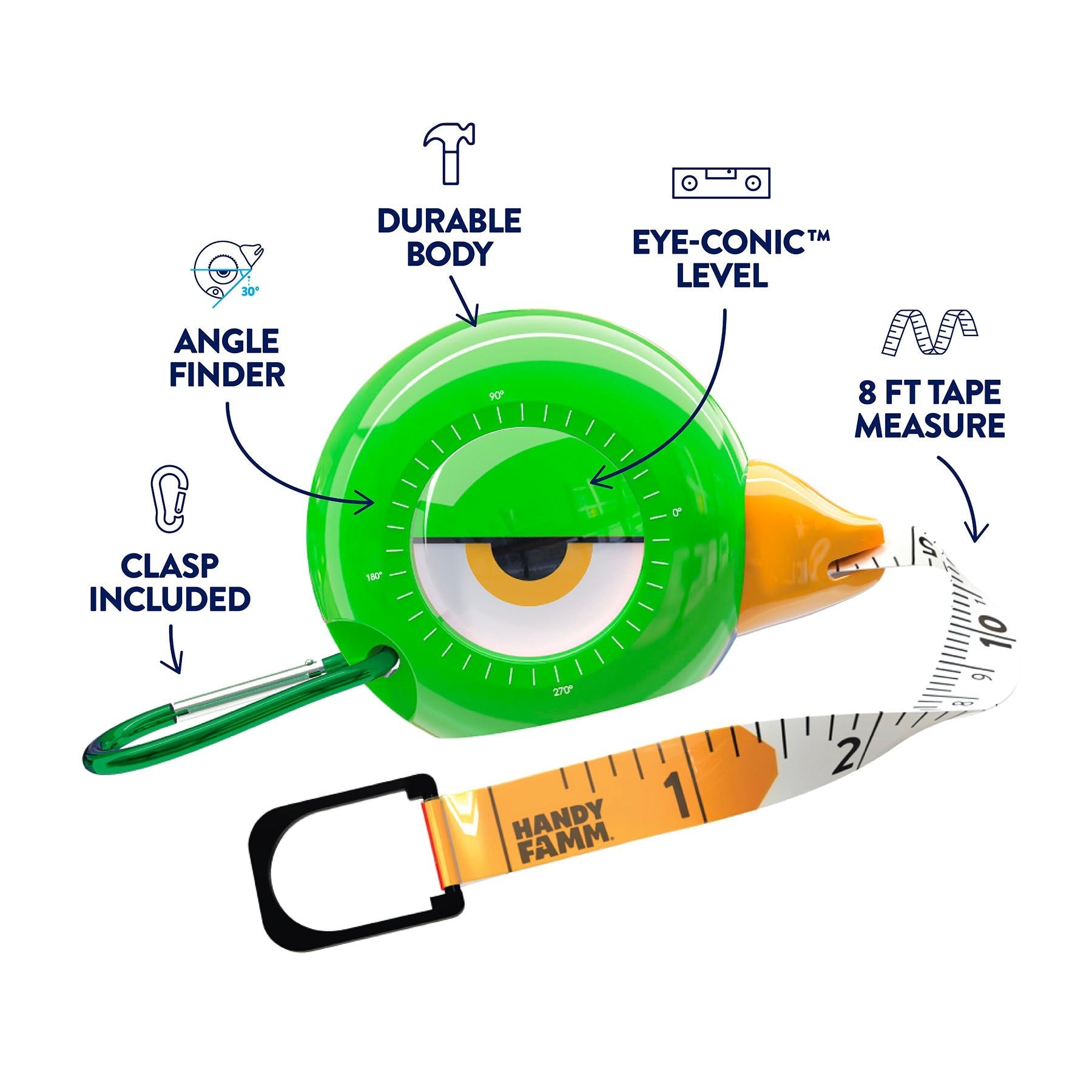 Yaya the Bird 3 - in - 1 Kids Tape Measure - HandyFamm